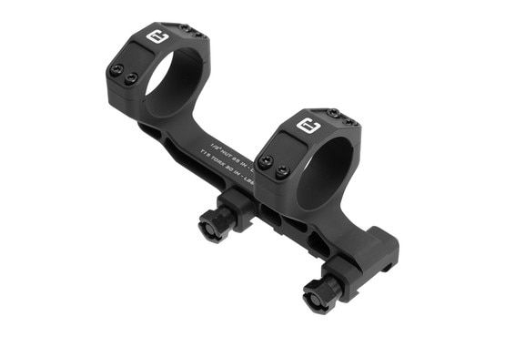 Lightweight and modular aluminum scope mount with 1.54" height.